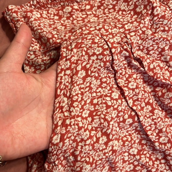 American Eagle floral wide leg pants - Picture 2 of 5